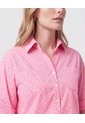 Camisa Manga Corta Con Bolsillo Mujer  Para Mujer Rosa Patprimo de Patprimo