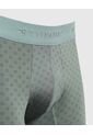 Boxer X1 Para Hombre Fleat Seamer Medio Color Verde Marca Patprimo #44000194 de Patprimo