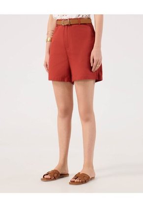 Bermuda Para Mujer Regular Corto Color Naranja Marca Patprimo #30100388