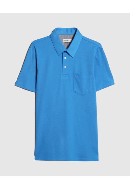 Polo Para Hombre Cuello Maquina Con Bolsillo Color Azul Claro Marca Patprimo #44112699