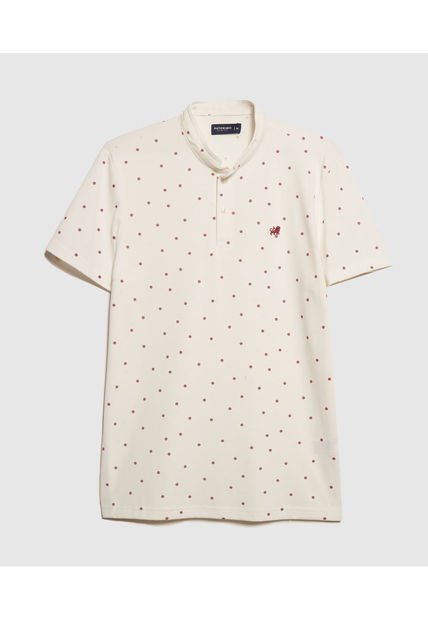Polo Para Hombre Cuello Mao Sin Bolsillo Color Beige Marca Patprimo #44112654