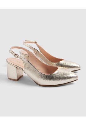 Tacos Para Mujer  Color Dorado Marca Patprimo #30710037