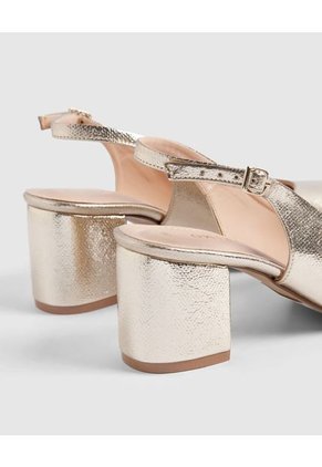 Tacos Para Mujer  Color Dorado Marca Patprimo #30710037