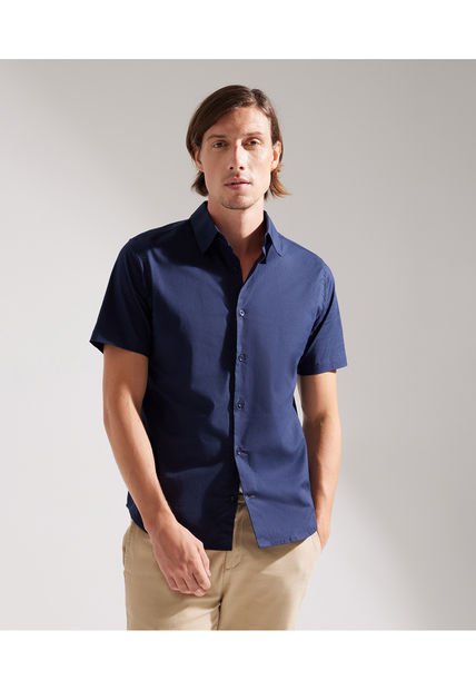 Camisa Para Hombre Manga Corta Con Bolsillo Cuello Casual C Color Surtido Marca Patprimo #44012578