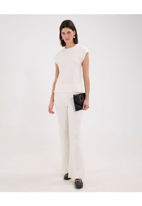 Blusa Para Mujer Manga Corta Color Blanco Marca Patprimo #30123375