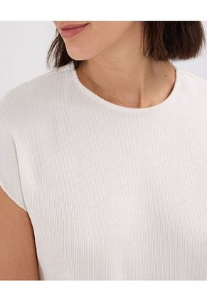 Blusa Para Mujer Manga Corta Color Blanco Marca Patprimo #30123375
