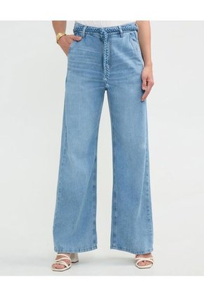 Jean Para Mujer Wide-Leg Color Azul Marca Patprimo #30160452