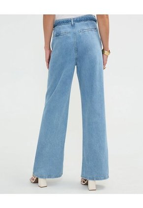 Jean Para Mujer Wide-Leg Color Azul Marca Patprimo #30160452