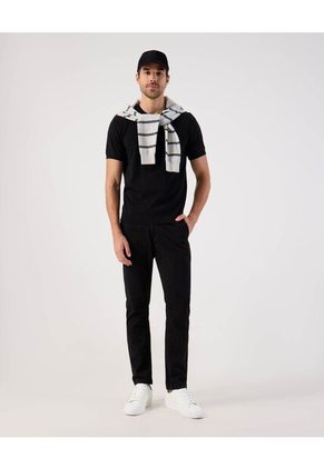 Camiseta  Para Hombre Manga Corta Cuello Redondo Color Negro Marca Patprimo #44090965