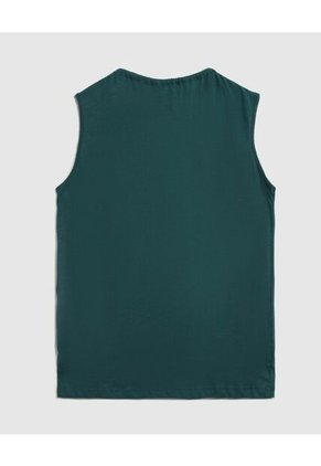 Camiseta Para Mujer Manga Sisa Cuello Redondo Color Verde Marca Patprimo #30093729