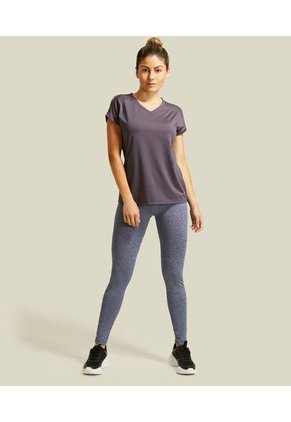 Camiseta Manga Corta Mujer Patprimo Gris 30092455-4032
