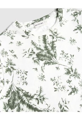 Camiseta Para Mujer Manga Corta Cuello Redondo Color Verde Marca Patprimo #30093733