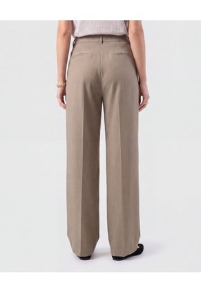 Pantalón Sastrero Con Pliegues Mujer  Para Mujer Negro Patprimo