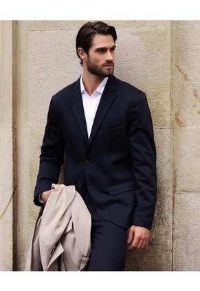 Camisa Formal De Manga Larga Con Bolsillo   Para Hombre Blanco Patprimo