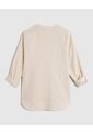 Blusa  Para Mujer Manga Larga Color Beige Marca Patprimo #30123633 de Patprimo