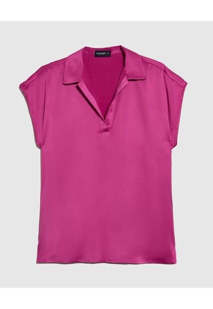 Blusa Para Mujer Manga Corta Color Fucsia Marca Patprimo #30123447