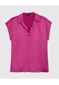 Blusa Para Mujer Manga Corta Color Fucsia Marca Patprimo #30123447 de Patprimo