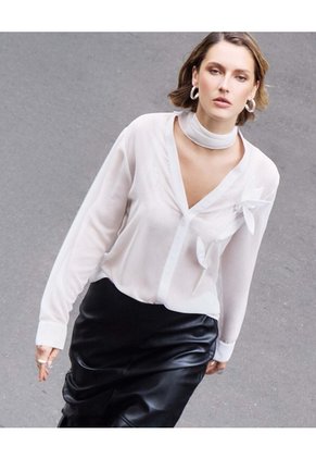 Falda Midi En Efecto Cuero  Para Mujer Negro Patprimo