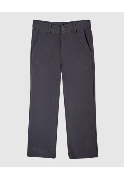 Pantalón Clásico Niño Kids Con Prenses Unicolor  Infantil Niño Gris Patprimo