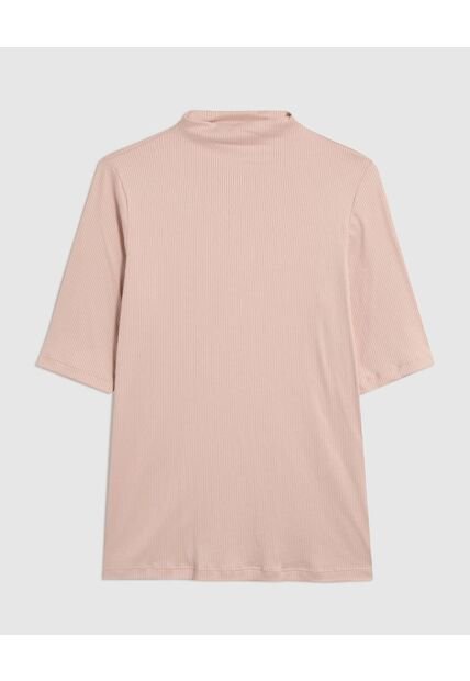 Camiseta Para Mujer Manga Corta Cuello Alto Color Rosa Marca Patprimo #30093739