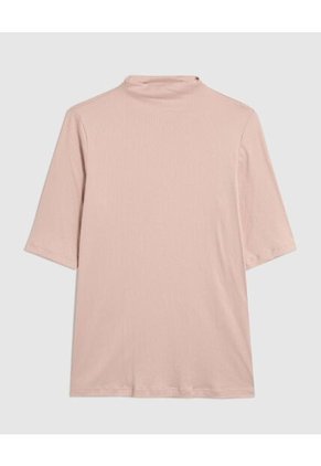 Camiseta Para Mujer Manga Corta Cuello Alto Color Rosa Marca Patprimo #30093739