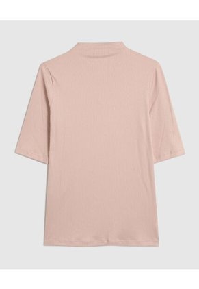 Camiseta Para Mujer Manga Corta Cuello Alto Color Rosa Marca Patprimo #30093739