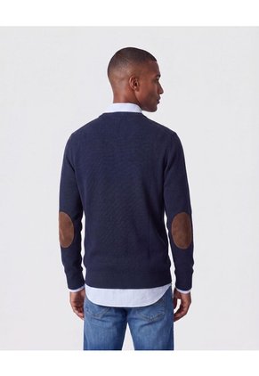 Buzo De Tejido Texturizado Para Hombre Azul Patprimo