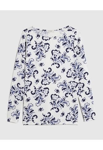 Camiseta Para Mujer Manga 3/4 Cuello Redondo Color Blanco Marca Patprimo #30093744 Patprimo