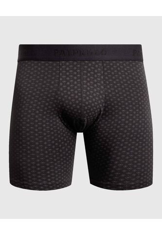 Boxer X1 Para Hombre Fleat Seamer Largo Color Negro Marca Patprimo #44000518 Patprimo