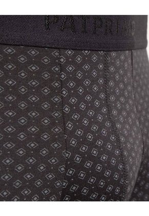 Boxer X1 Para Hombre Fleat Seamer Largo Color Negro Marca Patprimo #44000518