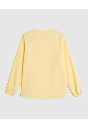 Blusa  Para Mujer Manga Larga Color Amarillo Marca Patprimo #30123616
