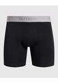 Boxer X1 Para Hombre Fleat Seamer Medio Color Negro Marca Patprimo #44000509 de Patprimo