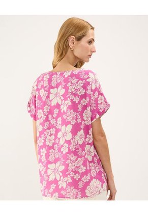 Blusa Para Mujer Manga Corta Color Rosa Marca Patprimo #30123395