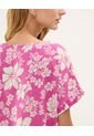 Blusa Para Mujer Manga Corta Color Rosa Marca Patprimo #30123395 de Patprimo