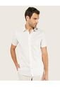Camisa  Para Hombre Manga Corta Sin Bolsillo Color Blanco Marca Patprimo #44012610 de Patprimo