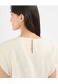 Blusa Estampada Con Anudado  Para Mujer Café Patprimo de Patprimo