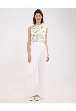 Blusa Para Mujer Manga Sisa Color Blanco Marca Patprimo #30123383