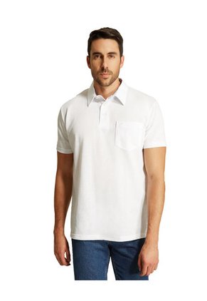 Polo Para Hombre Cuello Maquina Con Bolsillo Color Blanco Marca Patprimo #44111091