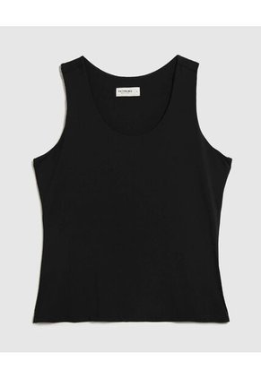 Camiseta Para Mujer Manga Sisa Cuello Redondo Color Negro Marca Patprimo #30093802