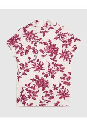 Camiseta Para Mujer Manga Corta Cuello V Color Rosa Marca Patprimo #30093660