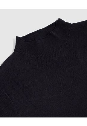 Saco  Para Mujer Cuello Alto O Cuello Tortuga Color Negro Marca Patprimo #30330670