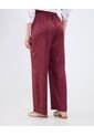 Pantalón En Satin  Para Mujer Vino Patprimo de Patprimo