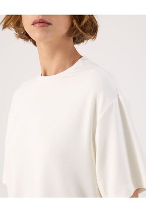 Camiseta Para Mujer Manga Corta Cuello Redondo Color Blanco Marca Patprimo #30093828