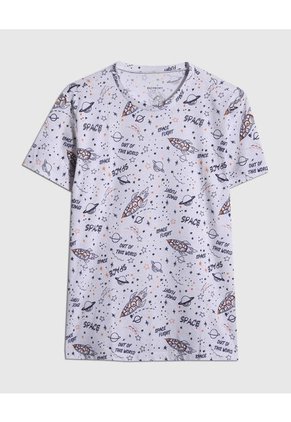 Pijama Para Niño M/C P/C Color Blanco Marca Patprimo #63040047