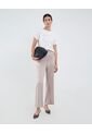 Pantalón Casual Tiro Alto  Para Mujer Café Patprimo de Patprimo