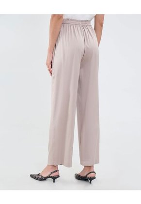 Pantalón Casual Tiro Alto  Para Mujer Café Patprimo