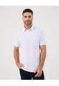 Polo Con Bolsillo   Para Hombre Blanco Patprimo de Patprimo
