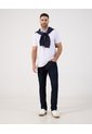 Polo Con Bolsillo   Para Hombre Blanco Patprimo de Patprimo
