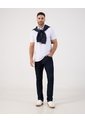Polo Con Bolsillo   Para Hombre Blanco Patprimo de Patprimo