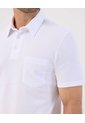 Polo Con Bolsillo   Para Hombre Blanco Patprimo de Patprimo